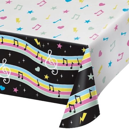 Creative Converting Birthday Beats Disco Party Paper Tablecloths, 6PK 372491